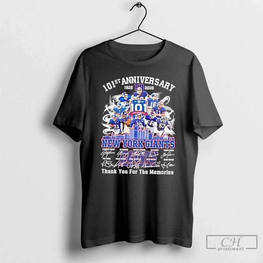 101st Anniversary 1925 2026 New York Giants Lawrence Taylor Legends Thank You T-Shirts, Hoodie, Sweatshirt - T-Shirt, Sweatshirt, Hoodie