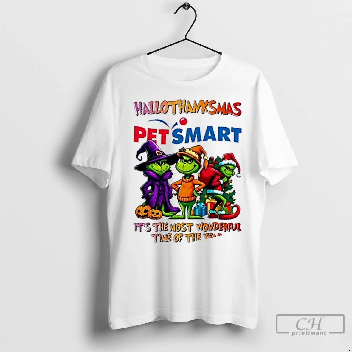 2025 Grinch X Petsmart Most Time Year Happy Hallothanksmas T-Shirts, Hoodie, Sweatshirt - T-Shirt, Sweatshirt, Hoodie