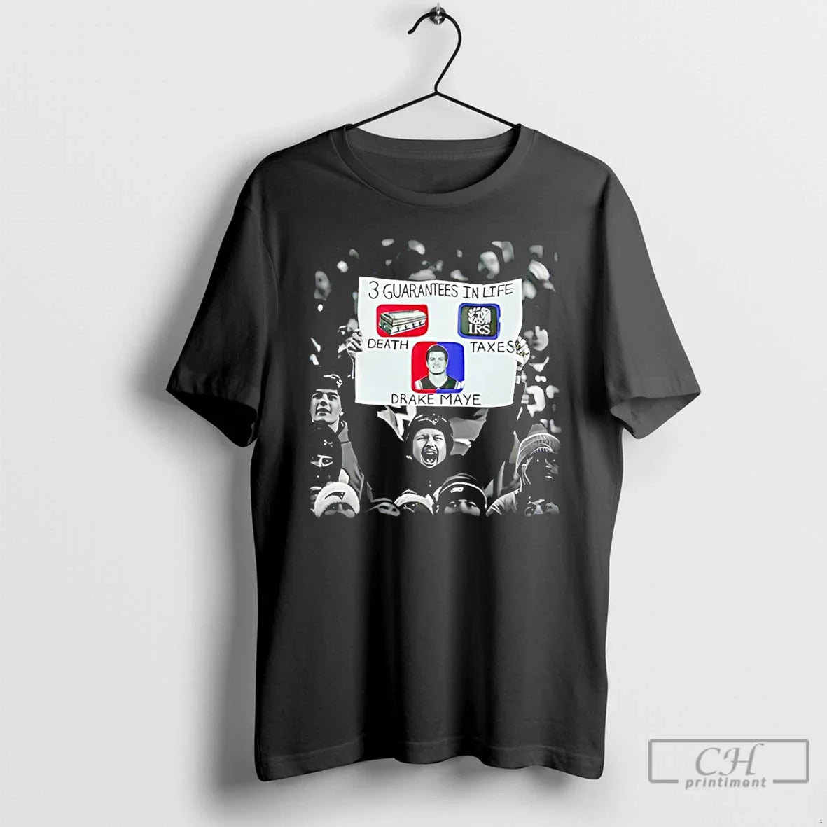 3 Guarantees Life Death Texas Drake Maye T-Shirts, Hoodie, Sweatshirt - T-Shirt, Sweatshirt, Hoodie
