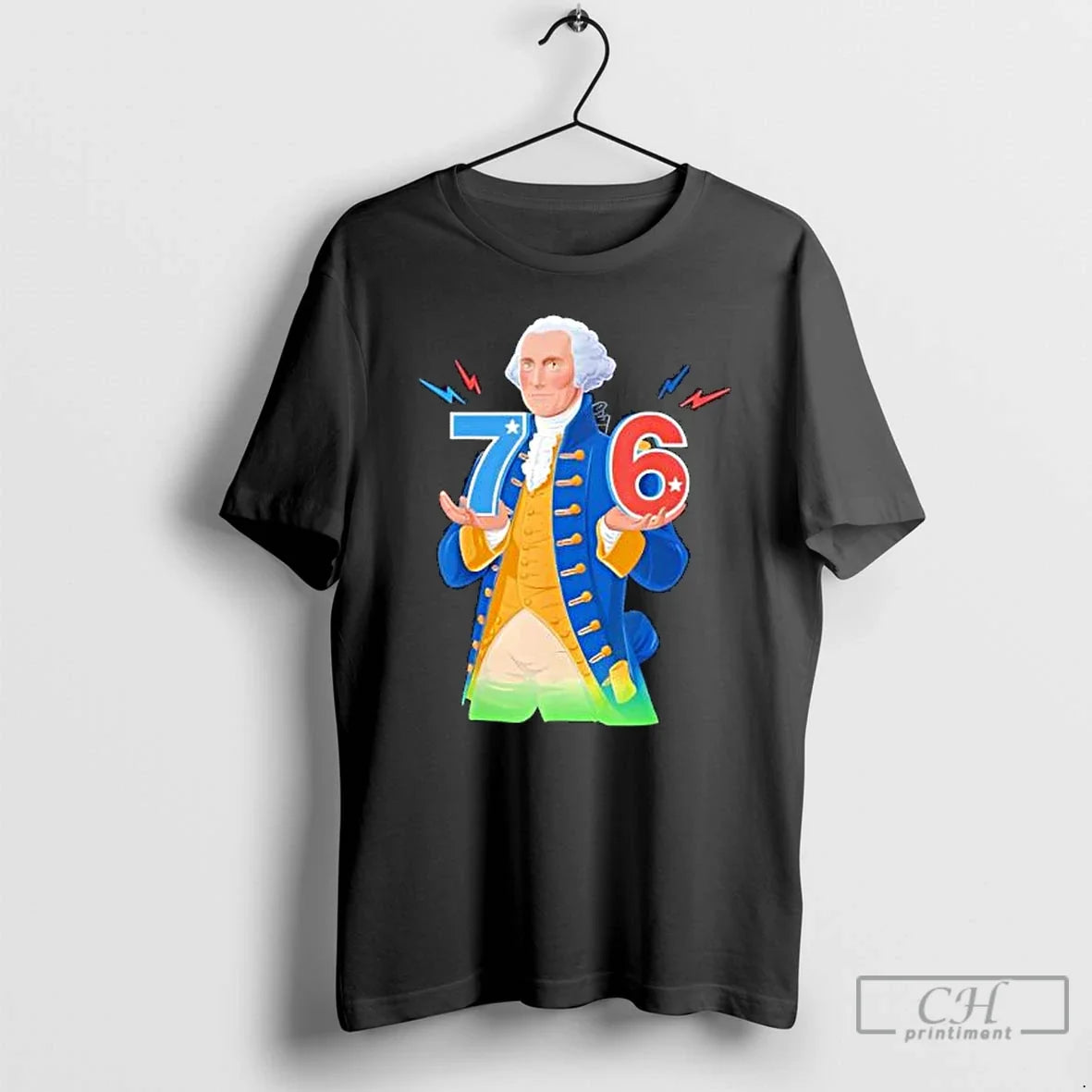 6 7 7 6 George Washington Seven Six Teacher American T-Shirts, Hoodie, Sweatshirt - T-Shirt, Sweatshirt, Hoodie
