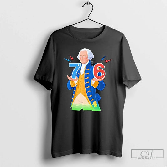 6 7 7 6 George Washington Seven Six Teacher American T-Shirts, Hoodie, Sweatshirt - T-Shirt, Sweatshirt, Hoodie