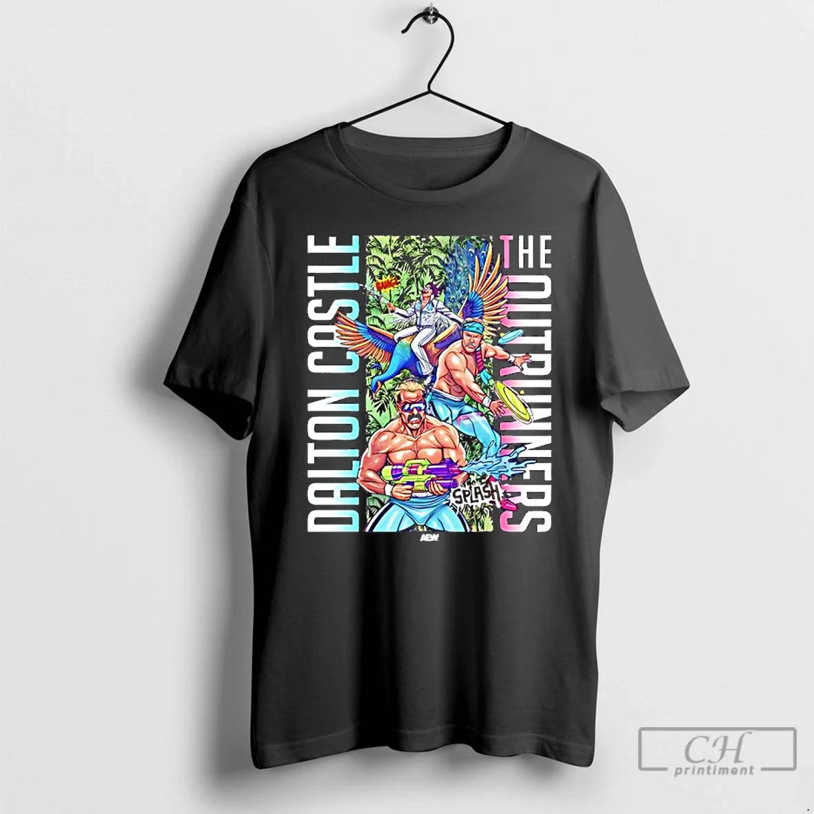 Aew Dalton Castle Outrunners Splash T-Shirts, Hoodie, Sweatshirt - T-Shirt, Sweatshirt, Hoodie