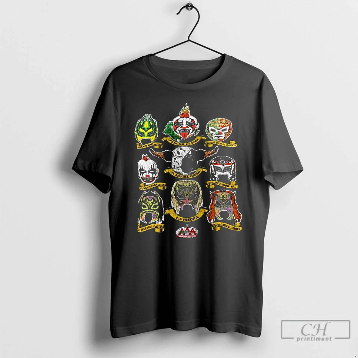 Aaa Luchadores Masks T-Shirts, Hoodie, Sweatshirt - T-Shirt, Sweatshirt, Hoodie