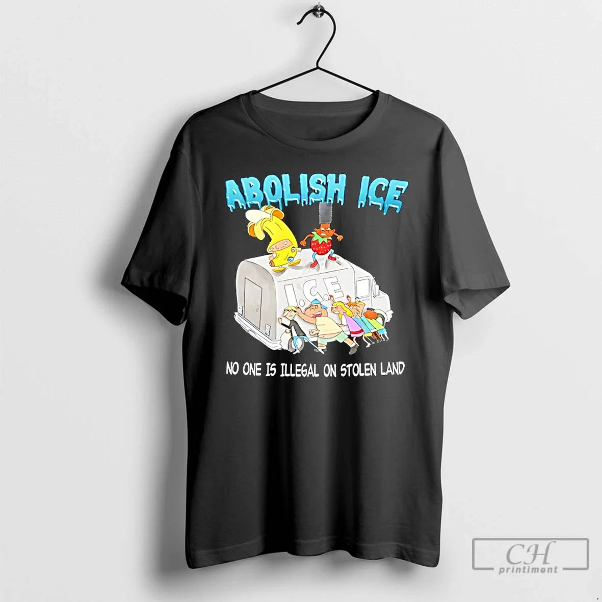 Abolish Ice No One Is Illegal Stolen Land T-Shirts, Hoodie, Sweatshirt - T-Shirt, Sweatshirt, Hoodie