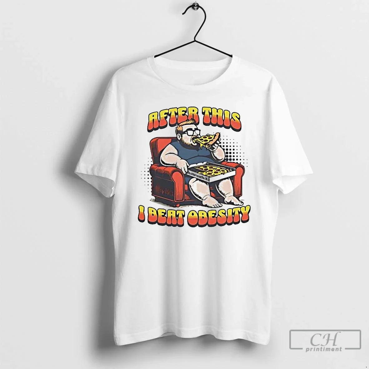 After This I Beat Obesity Pizza T-Shirts, Hoodie, Sweatshirt - T-Shirt, Sweatshirt, Hoodie