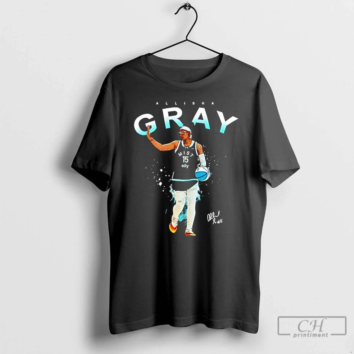 Allisha Gray Mist Bc Unrivaled Basketball Signature T-Shirts, Hoodie, Sweatshirt - T-Shirt, Sweatshirt, Hoodie