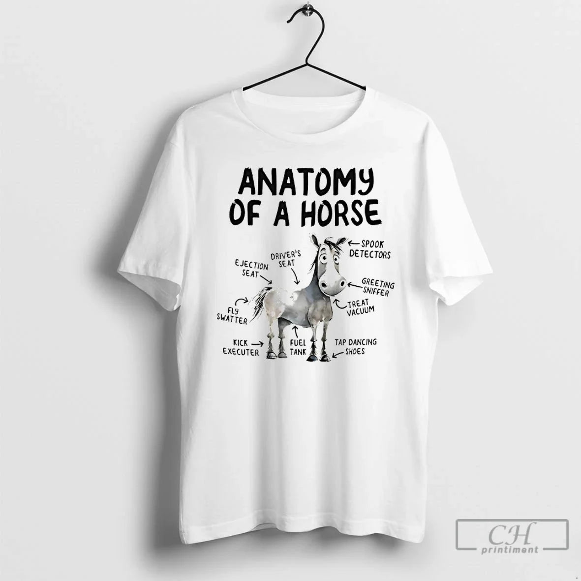 Anatomy Horse Drivers Seat Spook Detectors T-Shirts, Hoodie, Sweatshirt - T-Shirt, Sweatshirt, Hoodie