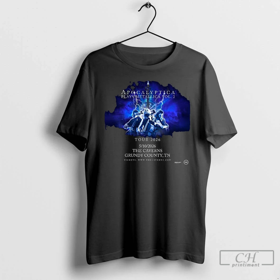 Apocalyptica Caverns May 10 2026 Concert T-Shirts, Hoodie, Sweatshirt - T-Shirt, Sweatshirt, Hoodie