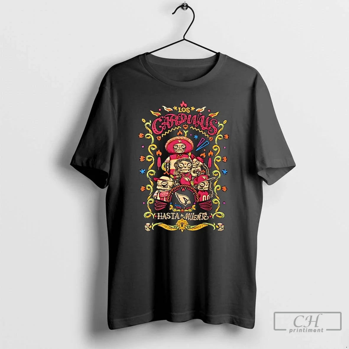 Arizona Cardinals Hasta La Muerte Ornaments T-Shirts, Hoodie, Sweatshirt - T-Shirt, Sweatshirt, Hoodie