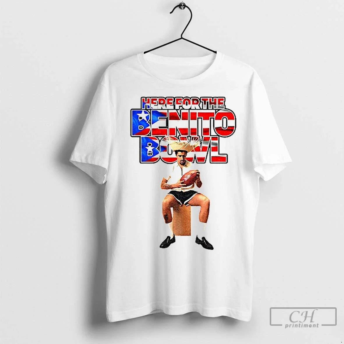 Bad Bunny Here Benito Bowl Superbowl Halftime 2026 Usa T-Shirts, Hoodie, Sweatshirt - T-Shirt, Sweatshirt, Hoodie
