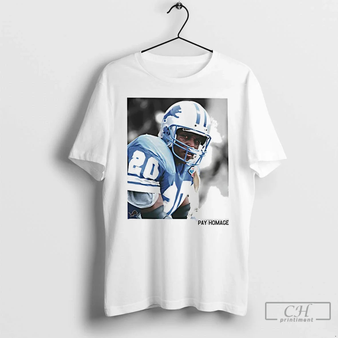 Barry Sanders Detroit Lions Pay Homage T-Shirts, Hoodie, Sweatshirt - T-Shirt, Sweatshirt, Hoodie