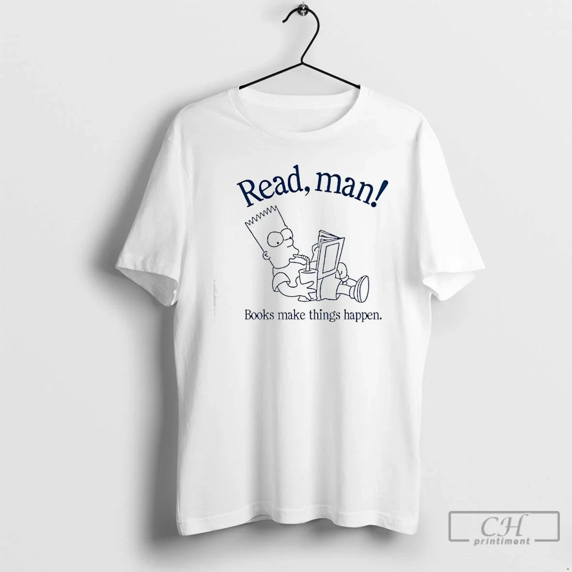 Bartman Read Man Books Make Things Happen T-Shirts, Hoodie, Sweatshirt - T-Shirt, Sweatshirt, Hoodie