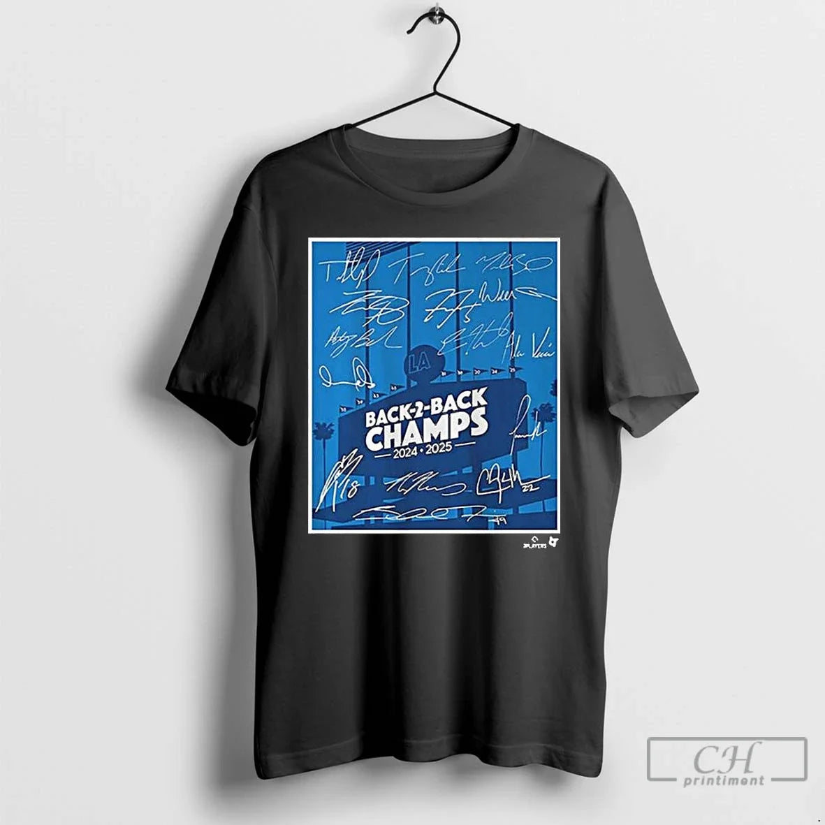 Baseball Back Back Champs 2024 2025 Signatures T-Shirts, Hoodie, Sweatshirt - T-Shirt, Sweatshirt, Hoodie