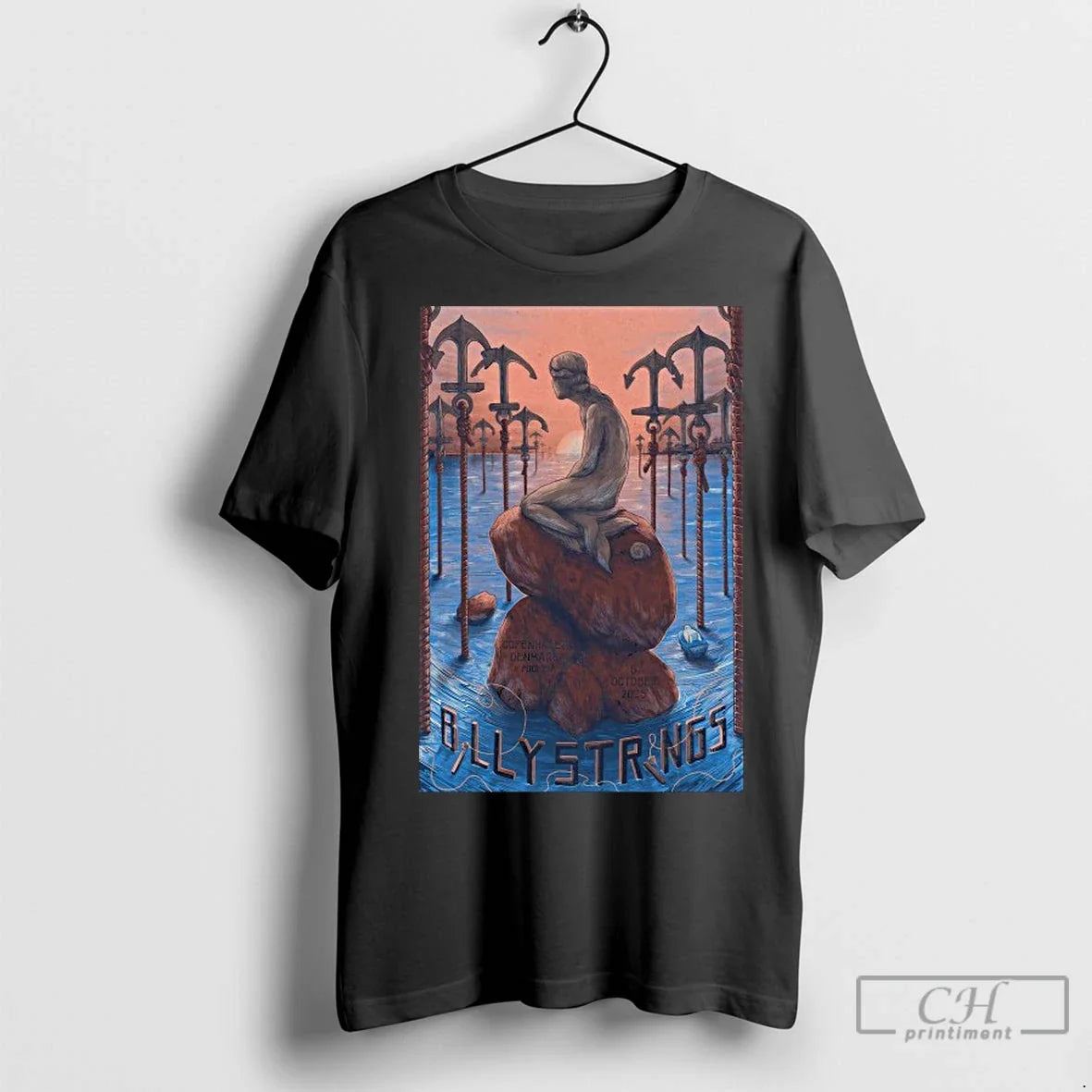 Billy Strings Oct 5 2025 Poolen Copenhagen Denmark T-Shirts, Hoodie, Sweatshirt - T-Shirt, Sweatshirt, Hoodie