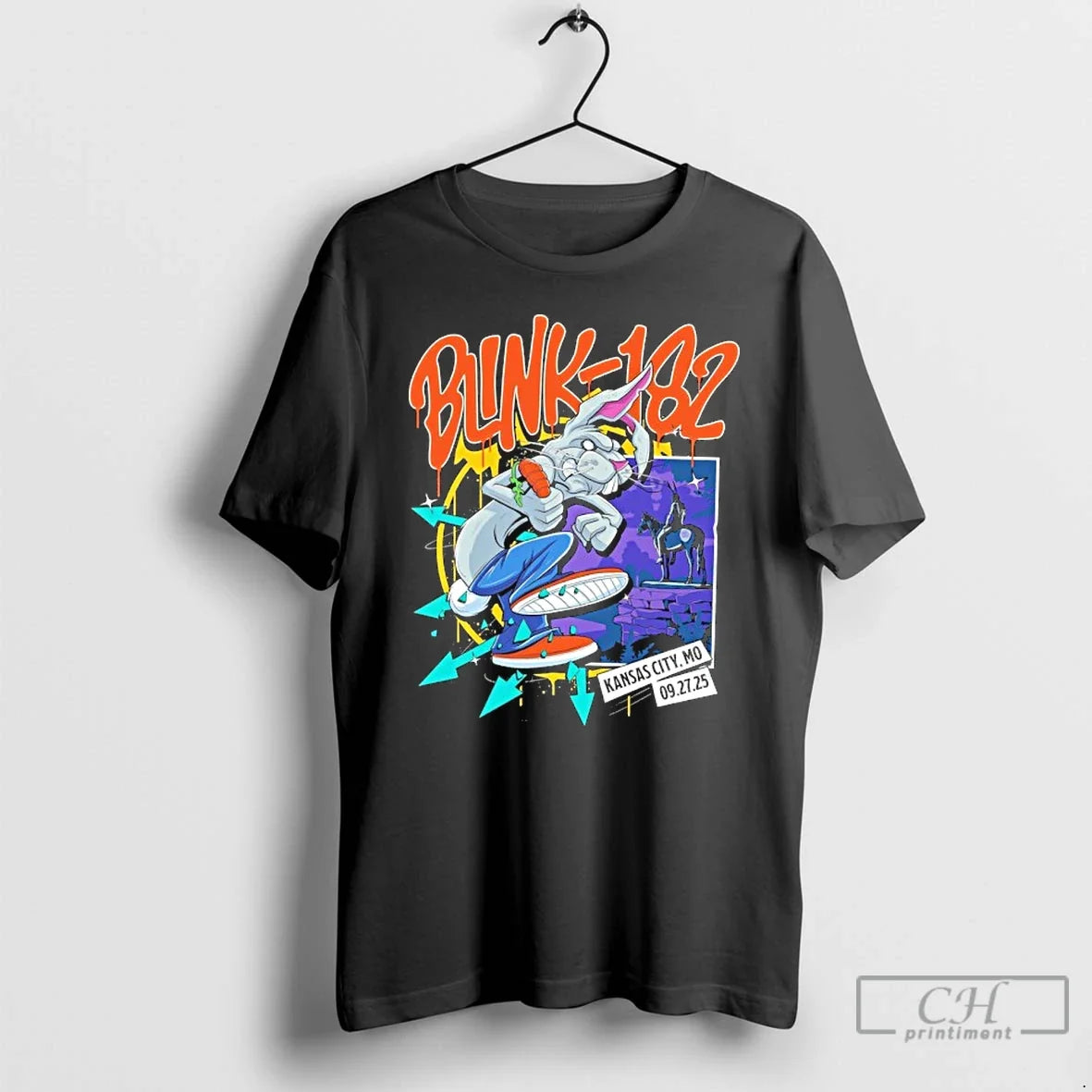 Blink 182 Tour Kansas City Mo September 27 2025 Event T-Shirts, Hoodie, Sweatshirt - T-Shirt, Sweatshirt, Hoodie