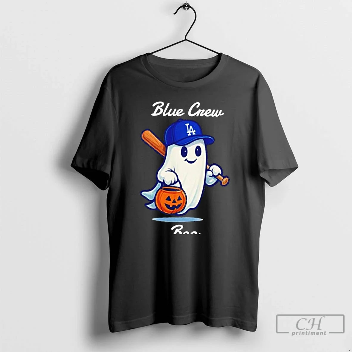 Blue Crew Dodgers Happy Halloween Boo Ghost T-Shirts, Hoodie, Sweatshirt - T-Shirt, Sweatshirt, Hoodie