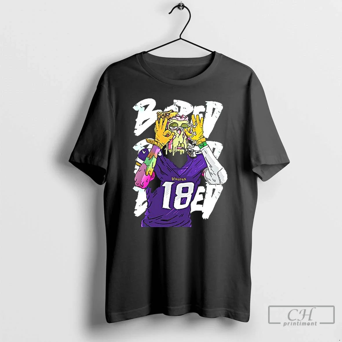 Bored Justin Jefferson Minnesota Vikings Football Art Ceramic Ceramic Classic Dad Cap T-Shirts, Hoodie, Sweatshirt - T-Shirt, Sweatshirt, Hoodie