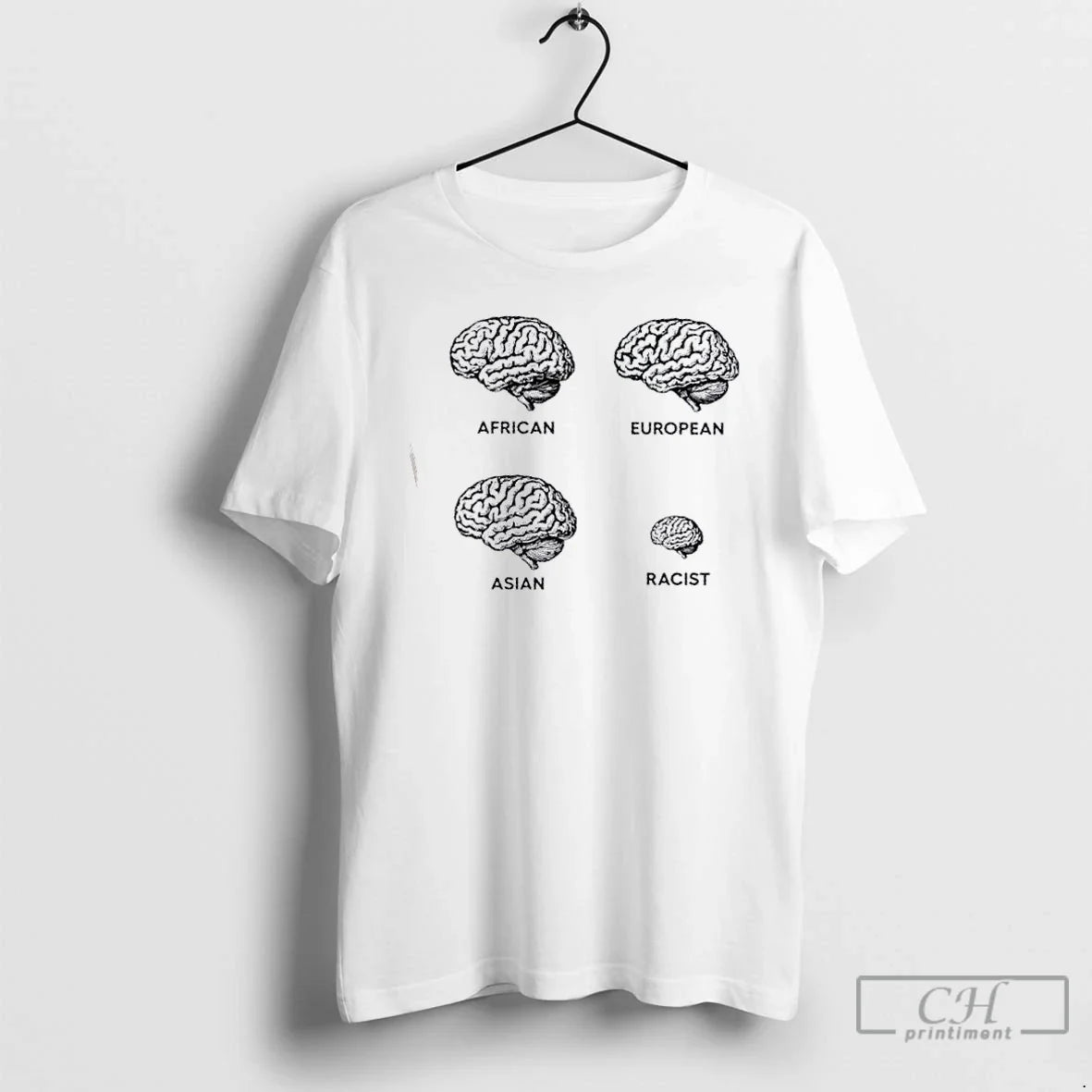 Brains African European Asian Racist T-Shirts, Hoodie, Sweatshirt - T-Shirt, Sweatshirt, Hoodie