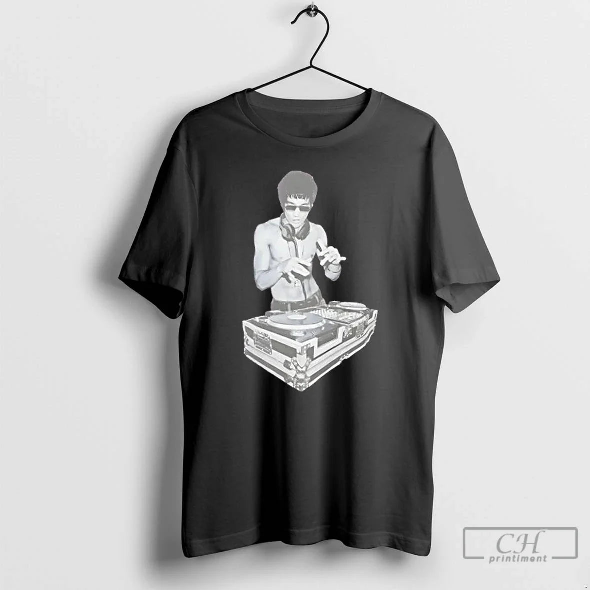 Bruce Lee Dj Kung Fu Master Mixing Vinyl T-Shirts, Hoodie, Sweatshirt - T-Shirt, Sweatshirt, Hoodie