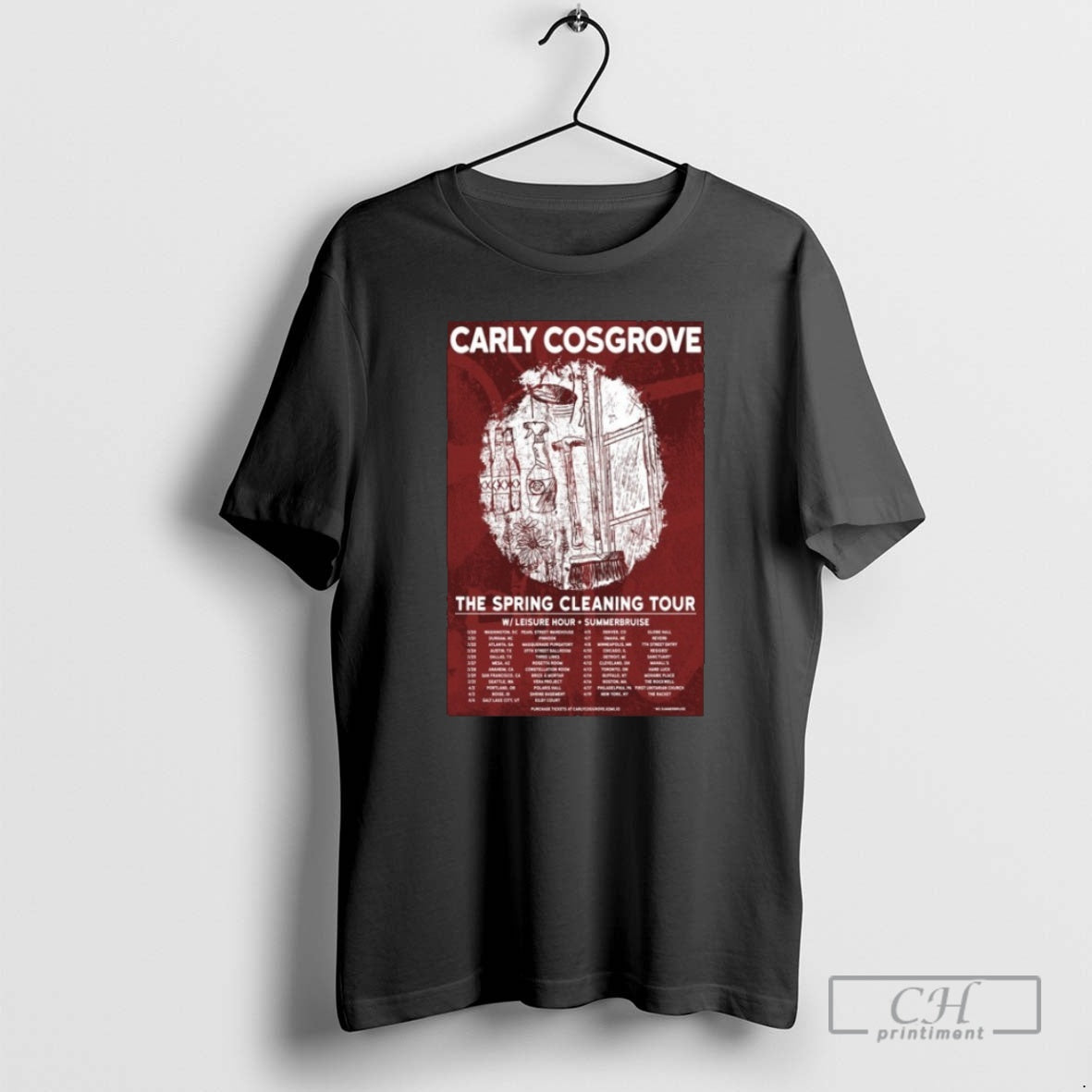 Carly Cosgrove Spring Cleaning Tour 2026 Shirt T-Shirts, Hoodie, Sweatshirt - T-Shirt, Sweatshirt, Hoodie