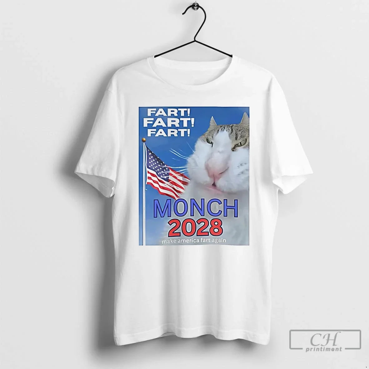 Cat Monch 2028 Make America Fart Again T-Shirts, Hoodie, Sweatshirt - T-Shirt, Sweatshirt, Hoodie