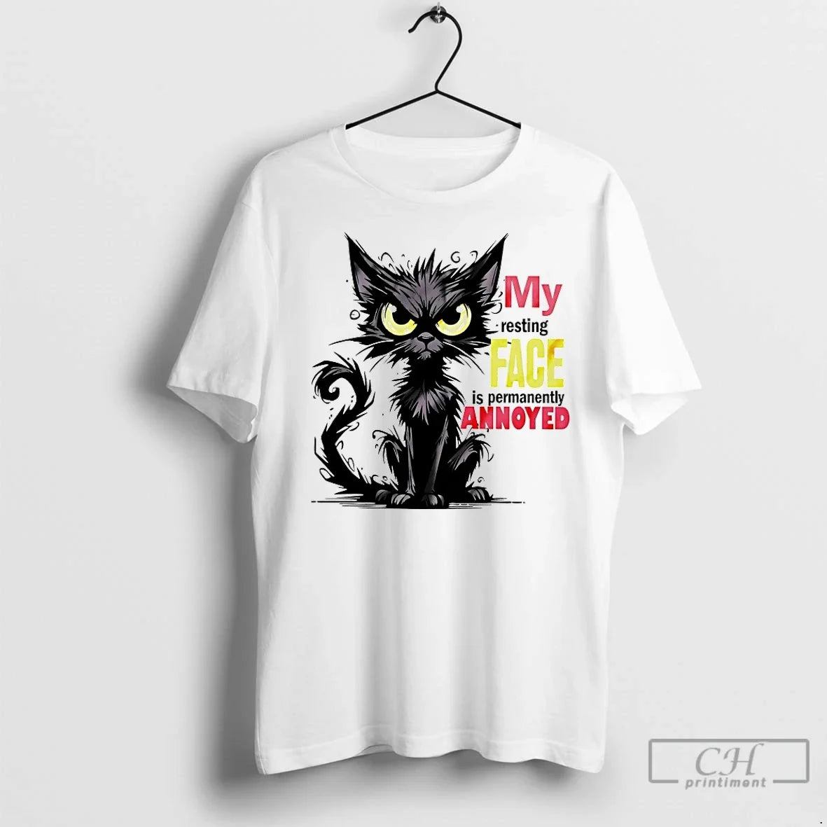 Cat My Resting Face Is Permanently Annoyed T-Shirts, Hoodie, Sweatshirt - T-Shirt, Sweatshirt, Hoodie