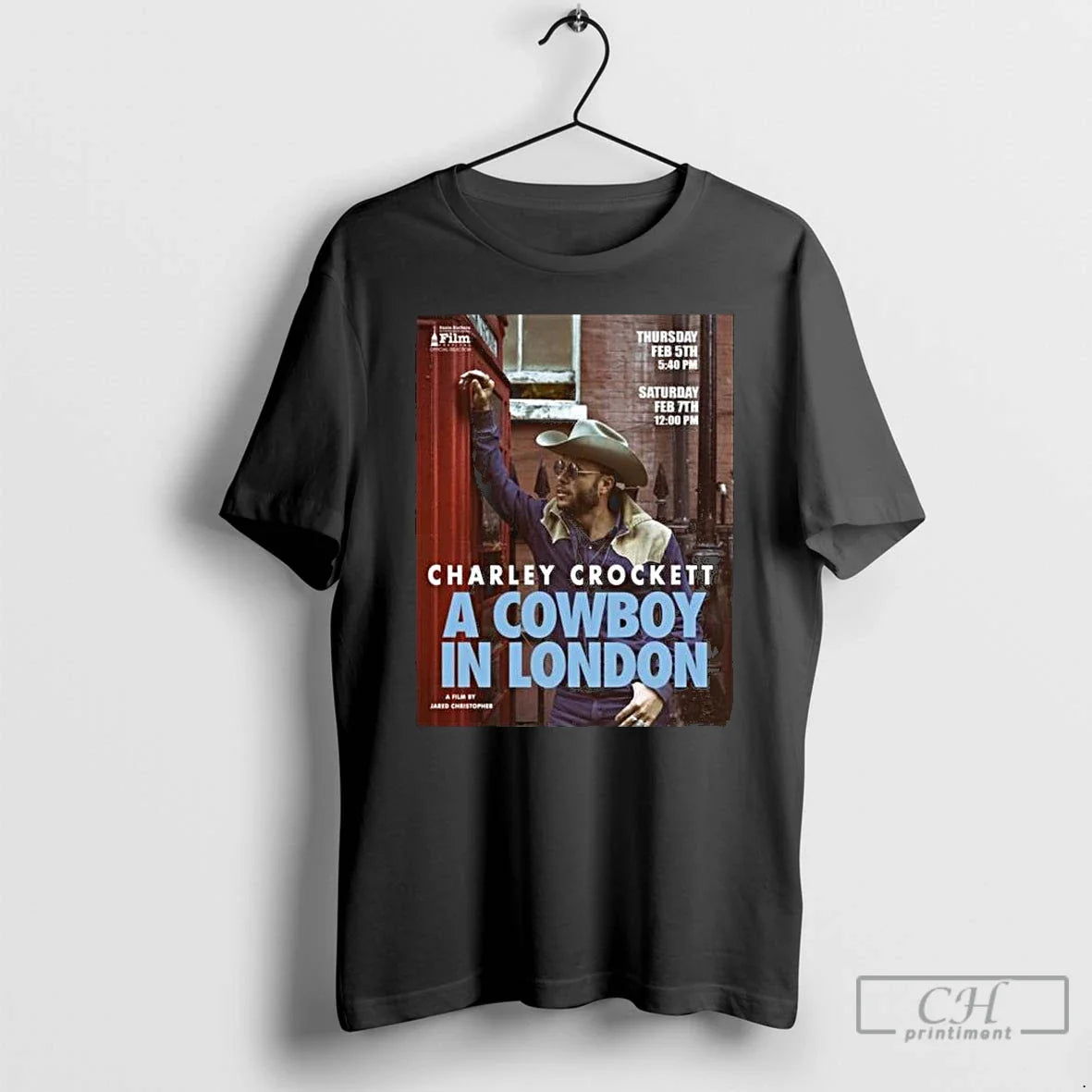 Charley Crockett Cowboy London Documentary Film Jared Christopher T-Shirts, Hoodie, Sweatshirt - T-Shirt, Sweatshirt, Hoodie
