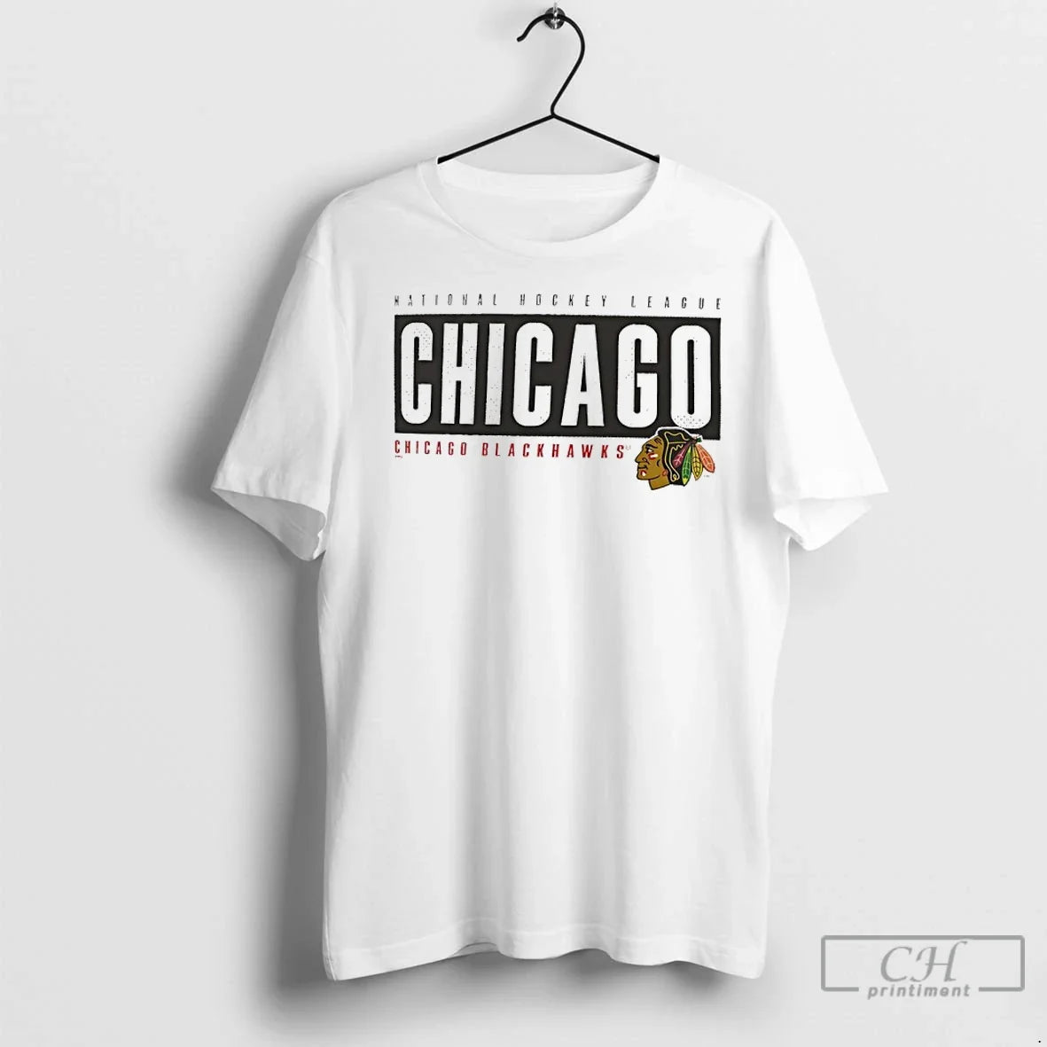 Chicago Blackhawks Blocked Out Nhl 2025 T-Shirts, Hoodie, Sweatshirt - T-Shirt, Sweatshirt, Hoodie