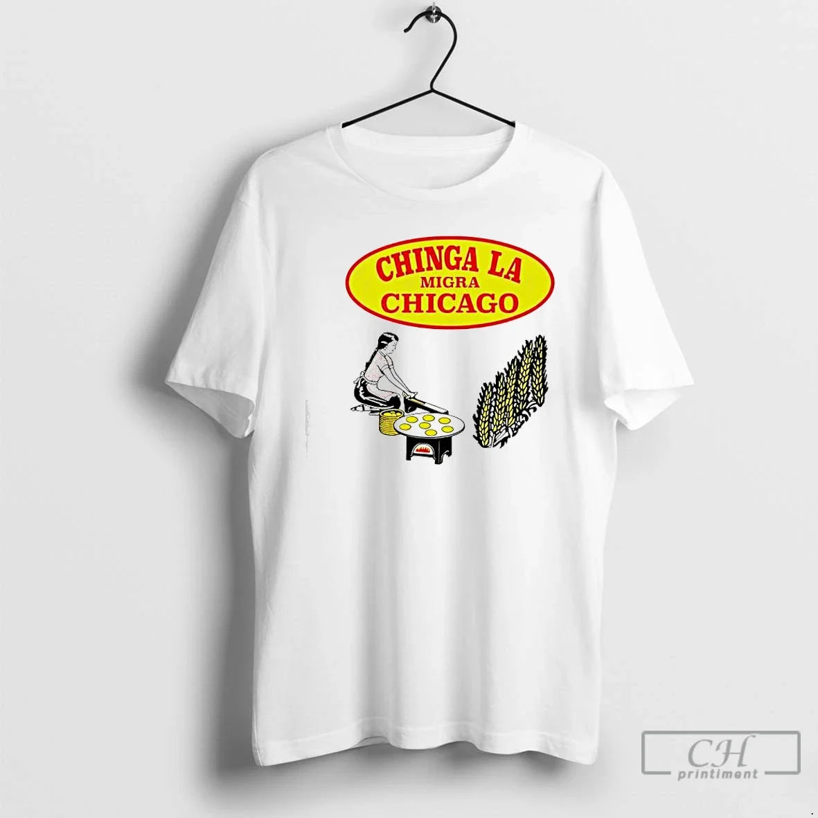 Chinga La Migra Chicago Tortilla Logo T-Shirts, Hoodie, Sweatshirt - T-Shirt, Sweatshirt, Hoodie