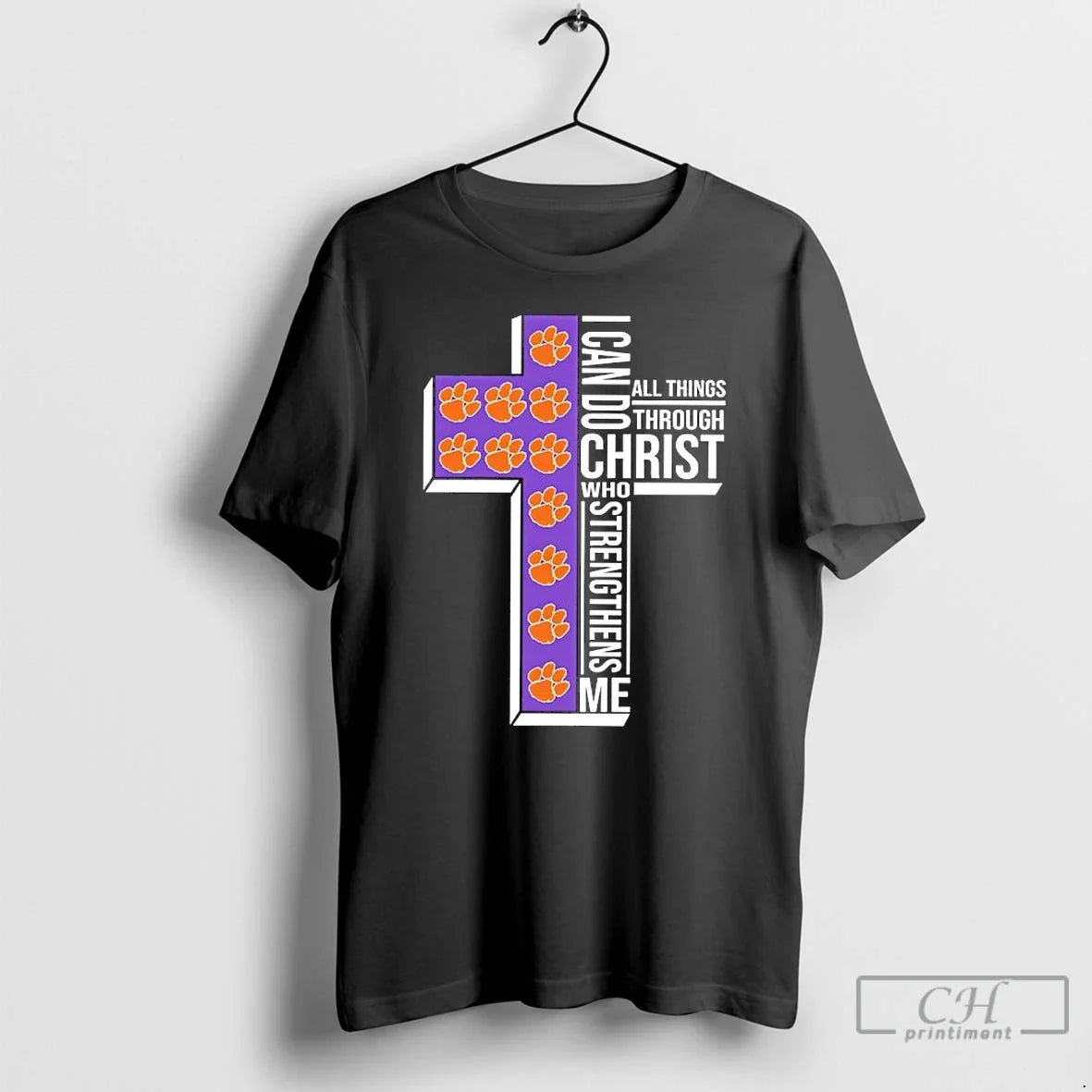 Clemson Basketball I Can All Things Do Through Christ Who Strengthens Me T-Shirts, Hoodie, Sweatshirt - T-Shirt, Sweatshirt, Hoodie