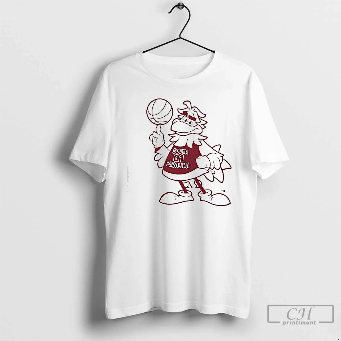 Cocky University South Carolina Gamecocks Basketball Mascot T-Shirts, Hoodie, Sweatshirt - T-Shirt, Sweatshirt, Hoodie