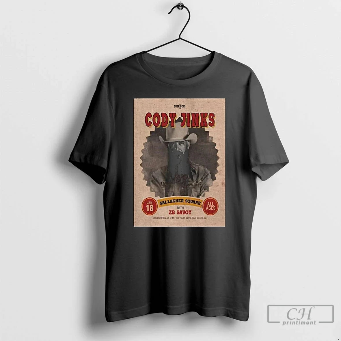 Cody Jinks Tour San Diego Ca Jan 18 2026 T-Shirts, Hoodie, Sweatshirt - T-Shirt, Sweatshirt, Hoodie