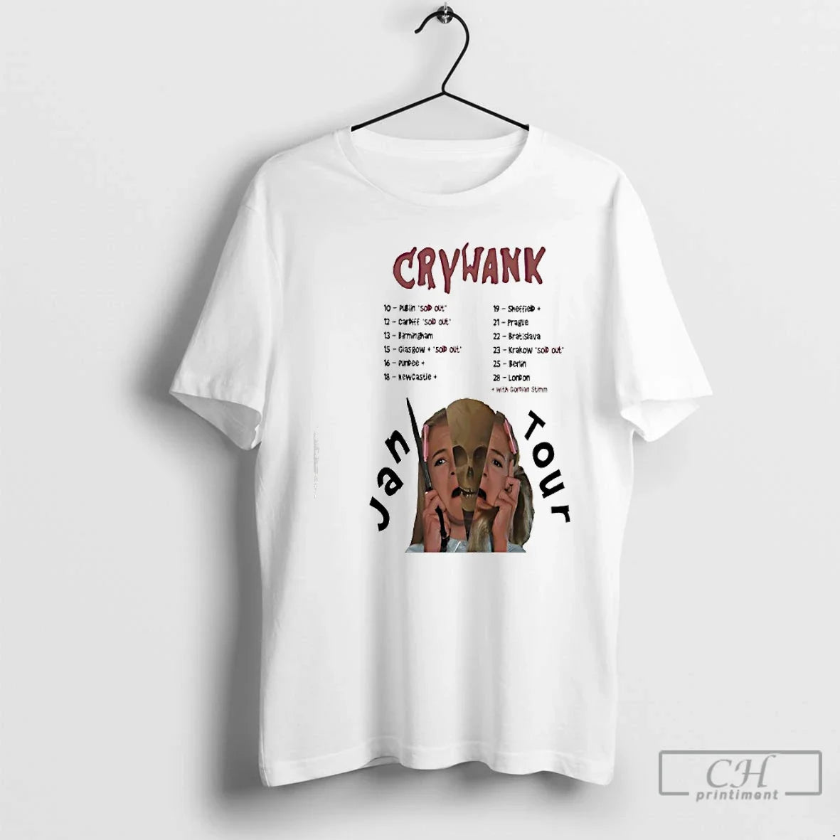 Crywank January 2026 Shows Tour T-Shirts, Hoodie, Sweatshirt - T-Shirt, Sweatshirt, Hoodie