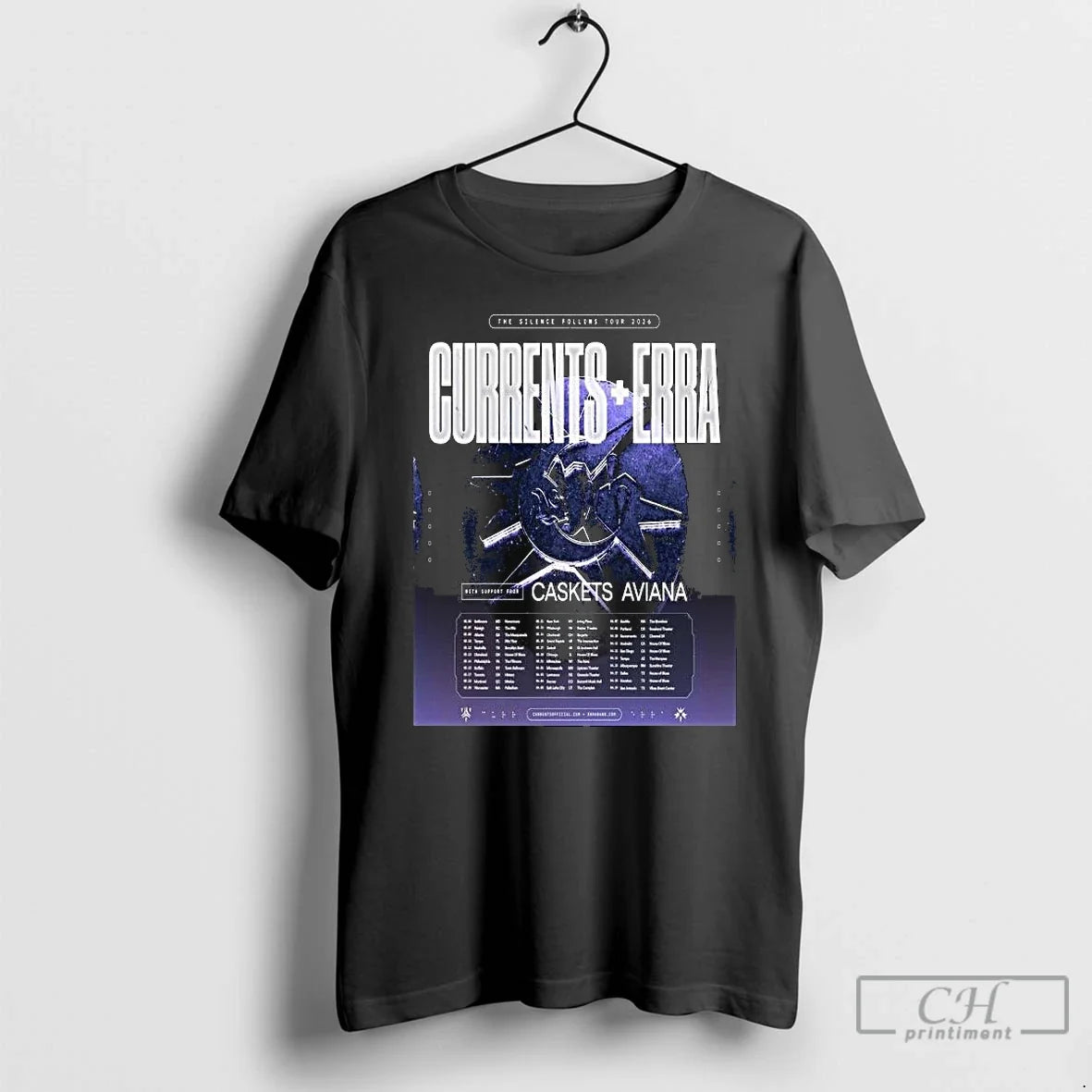 Currents Erra Silence Follows Tour 2026 Spring T-Shirts, Hoodie, Sweatshirt - T-Shirt, Sweatshirt, Hoodie