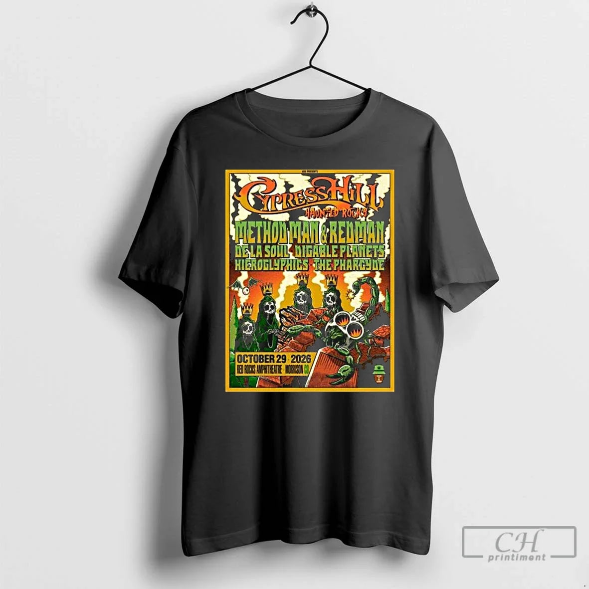 Cypress Hill Haunted Rocks 2026 Red Rocks Amphitheatre Morrison Colorado T-Shirts, Hoodie, Sweatshirt - T-Shirt, Sweatshirt, Hoodie