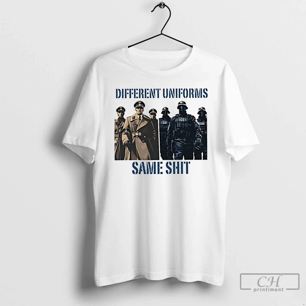 Different Uniforms Same Shit Abolish Ice T-Shirts, Hoodie, Sweatshirt - T-Shirt, Sweatshirt, Hoodie