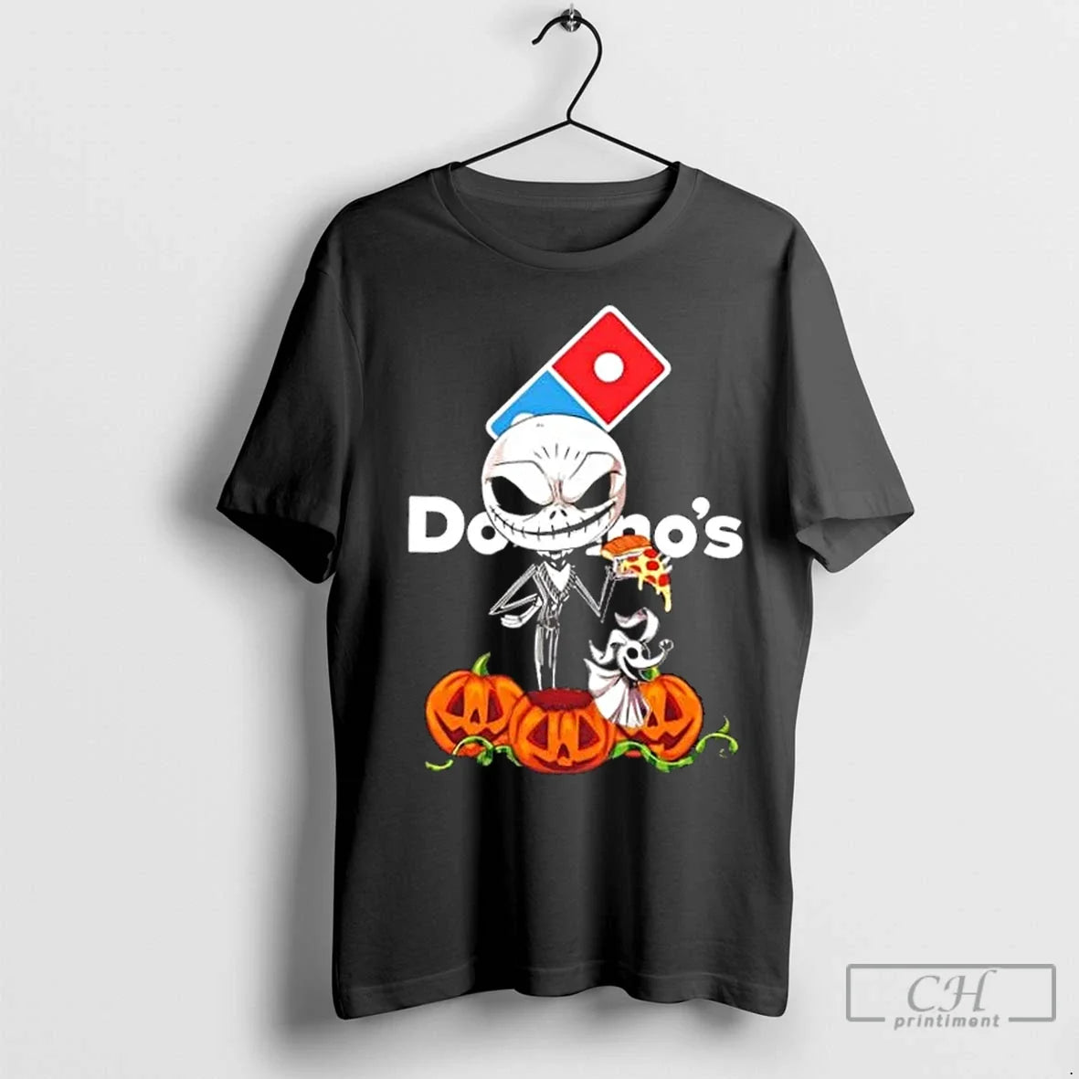 Dominos X Jack Skellington Pumpkins Halloween T-Shirts, Hoodie, Sweatshirt - T-Shirt, Sweatshirt, Hoodie