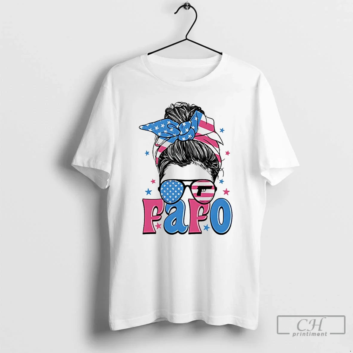 Fafo Messy Bun Girl 2026 T-Shirts, Hoodie, Sweatshirt - T-Shirt, Sweatshirt, Hoodie