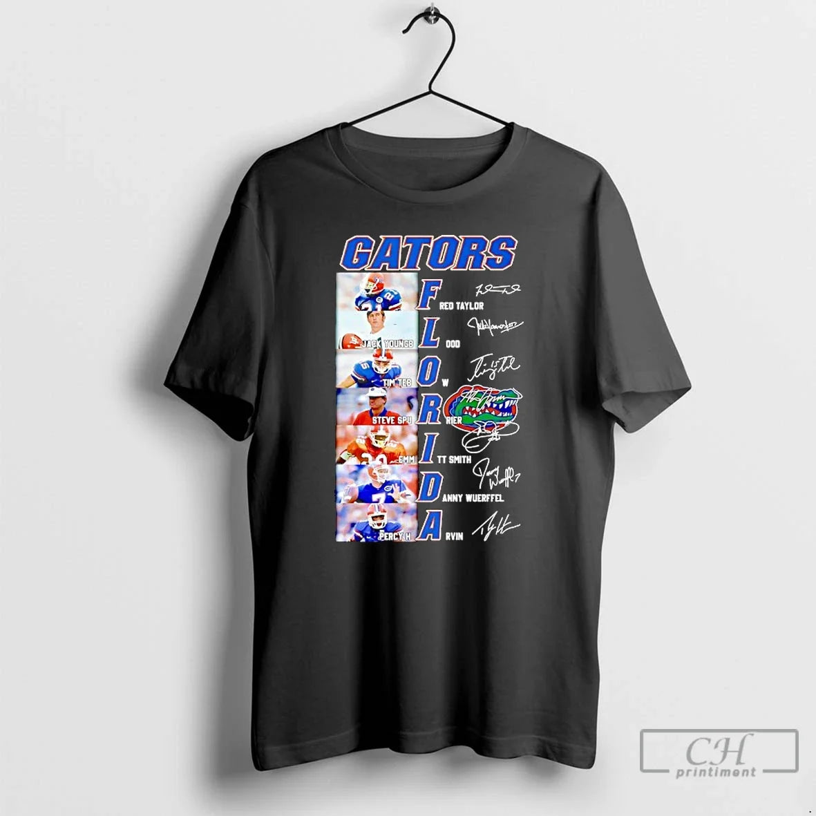 Florida Gators Fred Taylor Youngblood Tebow Spurrier Smith Wuerffel Harvin Signatures T-Shirts, Hoodie, Sweatshirt - T-Shirt, Sweatshirt, Hoodie
