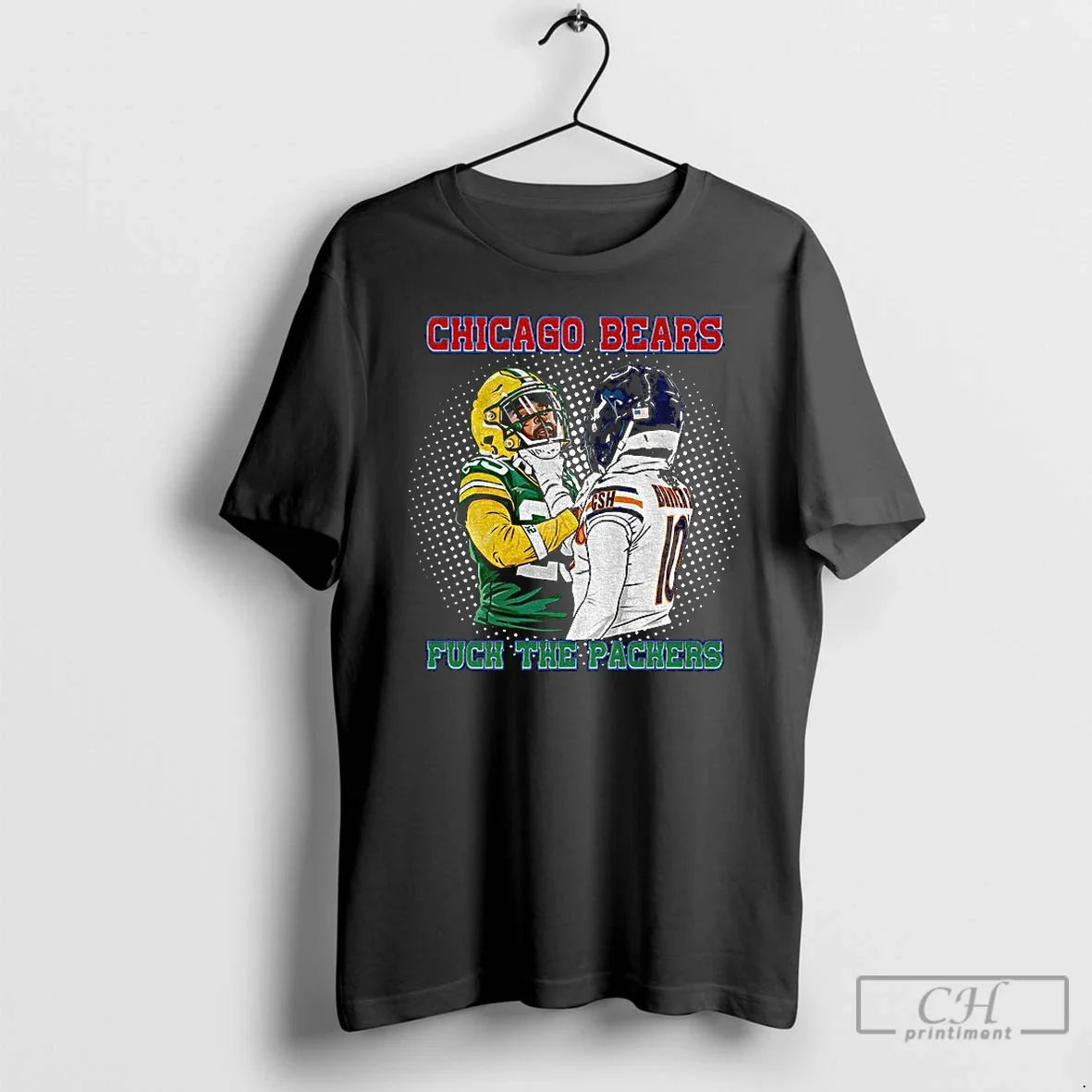 Fuck Packers Chicago Bear Rivalry Clash Hard Hitting Football T-Shirts, Hoodie, Sweatshirt - T-Shirt, Sweatshirt, Hoodie