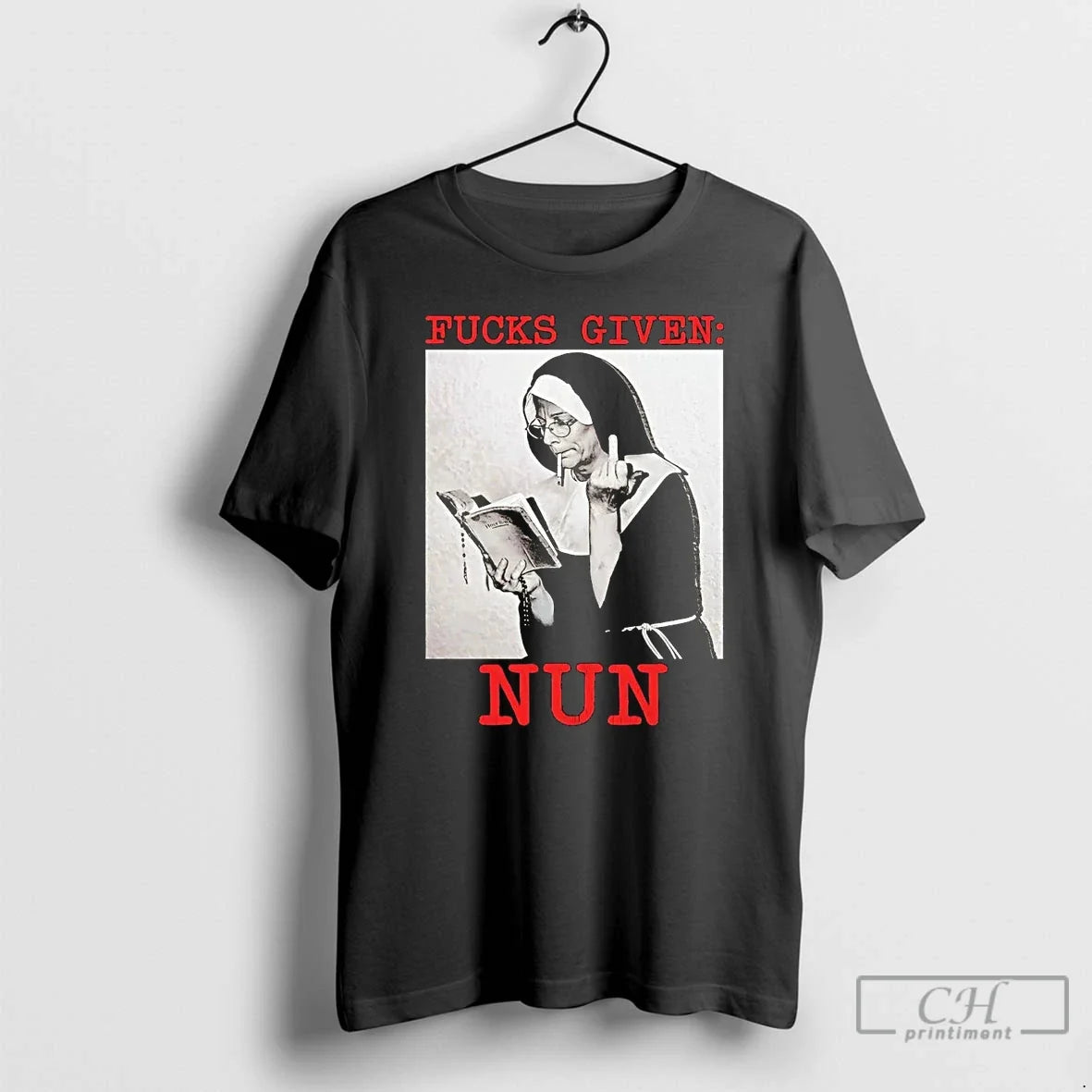 Fucks Given Nun Middle Finger T-Shirts, Hoodie, Sweatshirt - T-Shirt, Sweatshirt, Hoodie