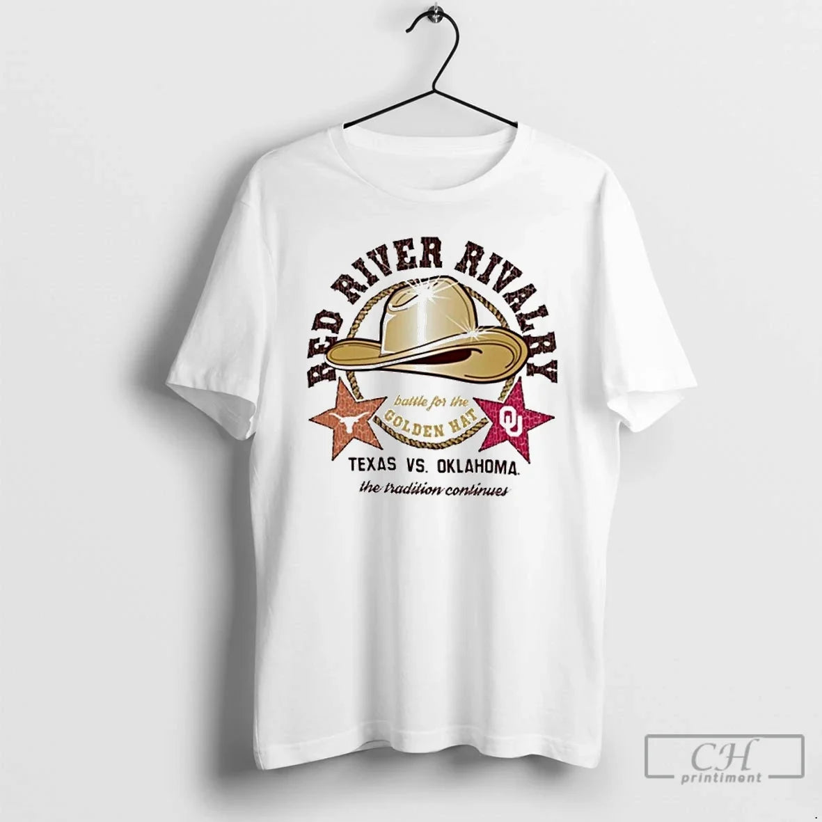 Gameday Battle Golden Hat 2025 Texas Vs Oklahoma T-Shirts, Hoodie, Sweatshirt - T-Shirt, Sweatshirt, Hoodie