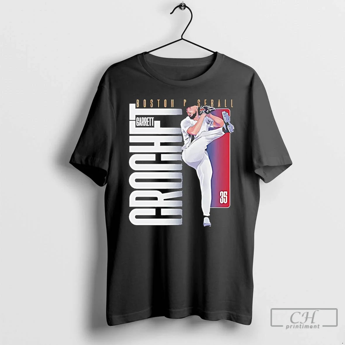 Garrett Crochet Boston Red Sox Vertical Name T-Shirts, Hoodie, Sweatshirt - T-Shirt, Sweatshirt, Hoodie