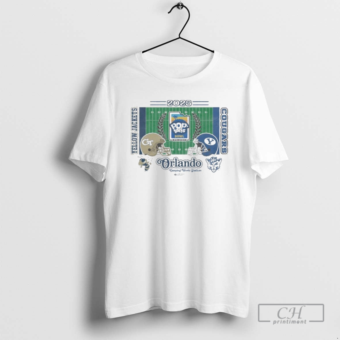 Georgia Tech Yellow Jackets Vs Byu Cougars 2025 Pop Tarts Bowl Camping World Stadium T-Shirts, Hoodie, Sweatshirt - T-Shirt, Sweatshirt, Hoodie