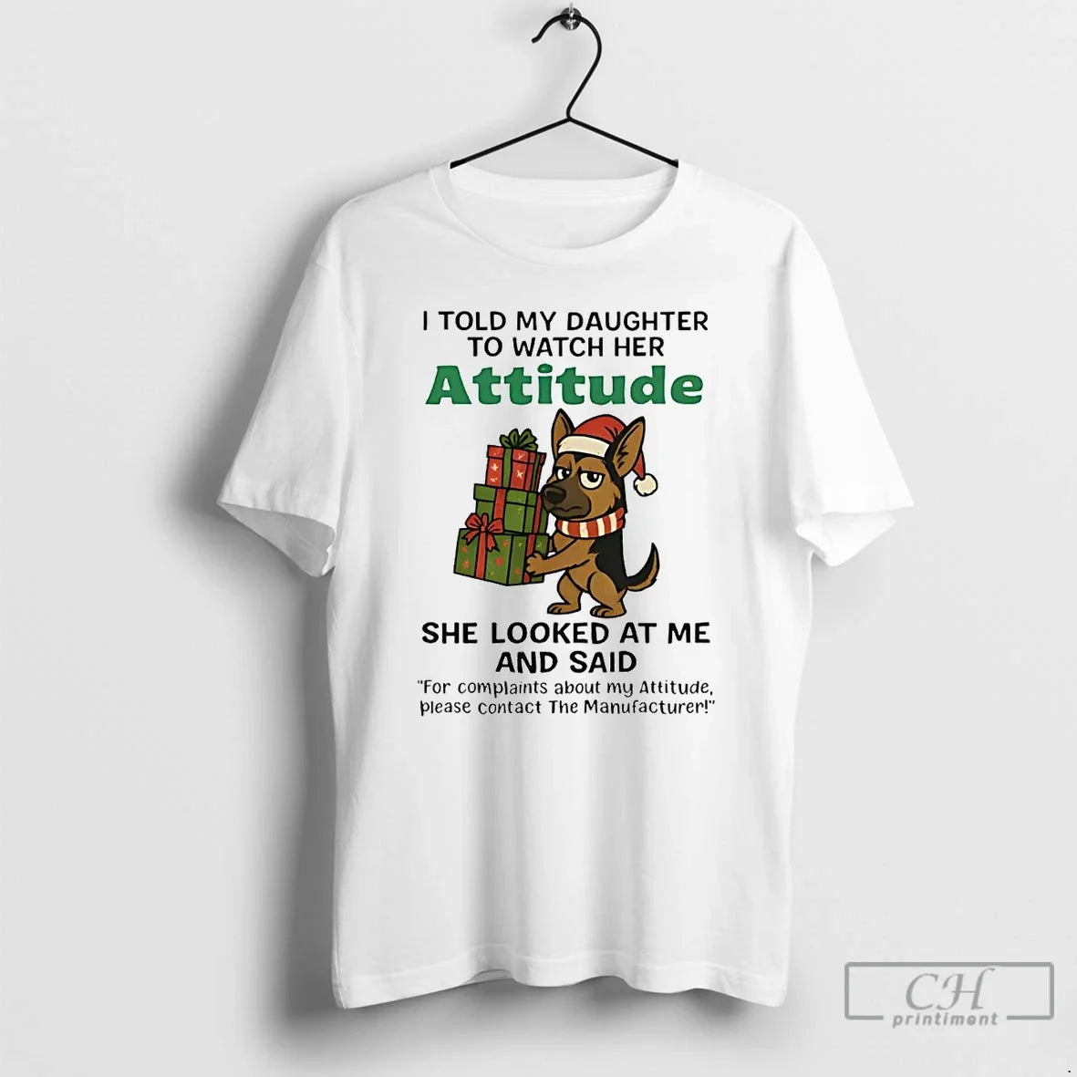 German Shepherd I Told My Daughter Watch Her Attitude T-Shirts, Hoodie, Sweatshirt - T-Shirt, Sweatshirt, Hoodie