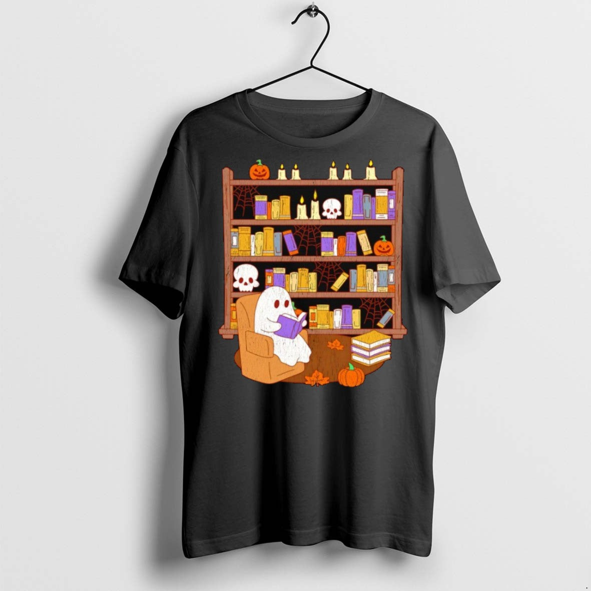 Ghost Library Halloween T-Shirts, Hoodie, Sweatshirt - T-Shirt, Sweatshirt, Hoodie