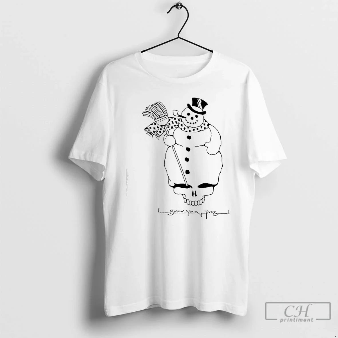 Grateful Dead Snow Your Face Snowman Skull T-Shirts, Hoodie, Sweatshirt - T-Shirt, Sweatshirt, Hoodie