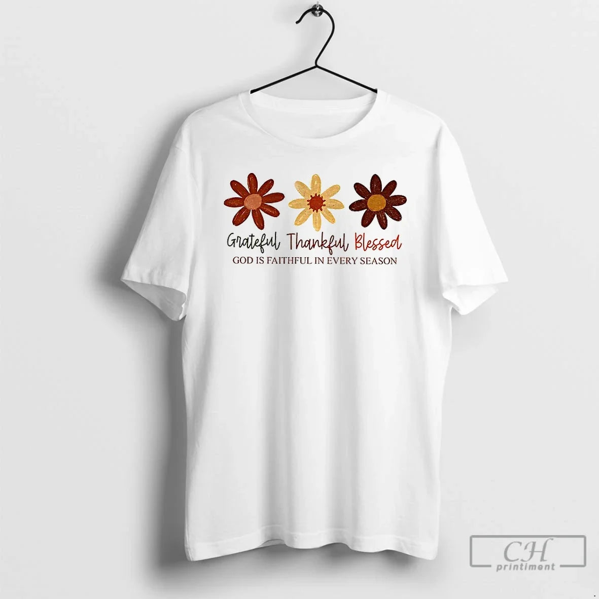 Grateful Thankful Blessed God Is Faithful Every Season Vintage T-Shirts, Hoodie, Sweatshirt - T-Shirt, Sweatshirt, Hoodie