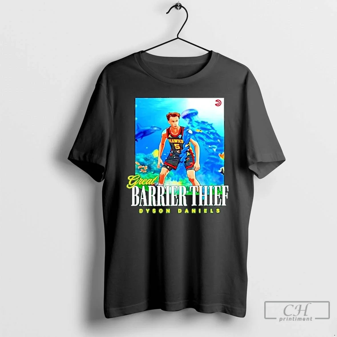 Great Barrier Thief Dyson Daniels Atlanta Hawks Ornaments T-Shirts, Hoodie, Sweatshirt - T-Shirt, Sweatshirt, Hoodie