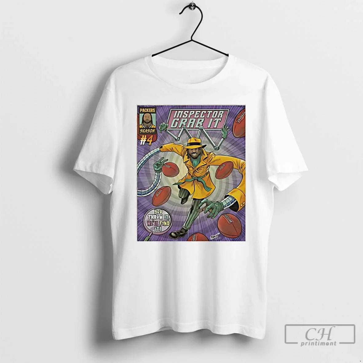 Green Bay Packers Keisean Inspector Crab T-Shirts, Hoodie, Sweatshirt - T-Shirt, Sweatshirt, Hoodie